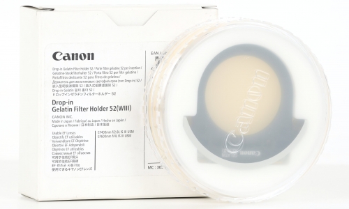 Canon Drop-In Gelatin Filter Holder 52 (WIII)